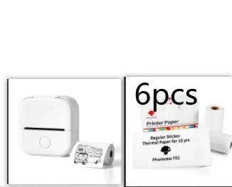 Portable Mini Thermal Label Printer Home Photo Printer Student Question Printer Bluetooth Mini Label Printer Price Tag