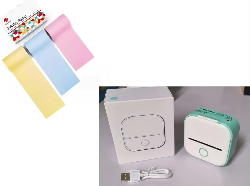 Portable Mini Thermal Label Printer Home Photo Printer Student Question Printer Bluetooth Mini Label Printer Price Tag