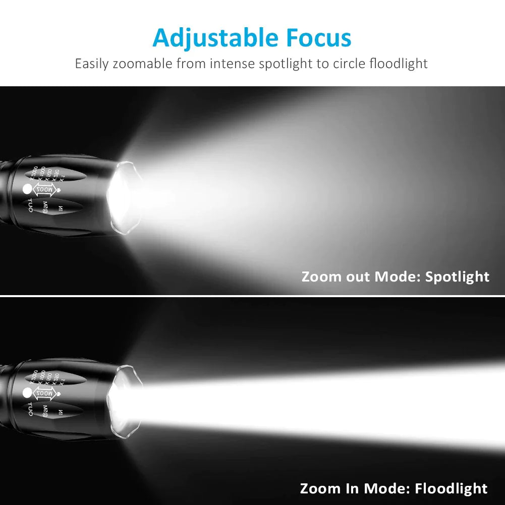 Super Bright 90000LM LED Tactical Flashlight