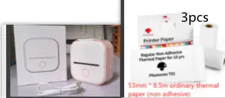 Portable Mini Thermal Label Printer Home Photo Printer Student Question Printer Bluetooth Mini Label Printer Price Tag