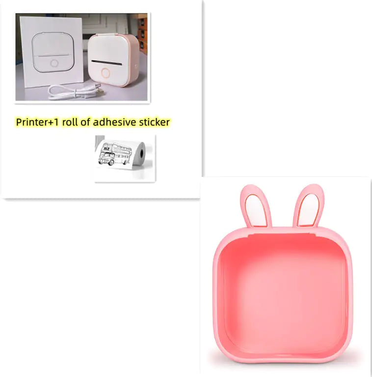 Portable Mini Thermal Label Printer Home Photo Printer Student Question Printer Bluetooth Mini Label Printer Price Tag