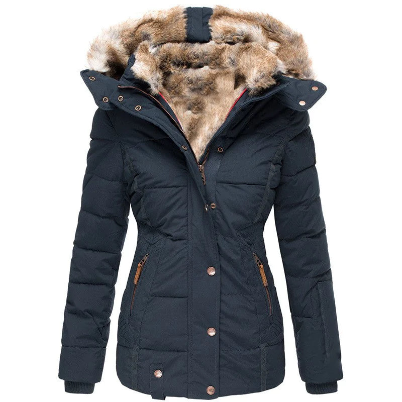 Winter Puffer Jacket with Faux Fur –Cozy & Stylish Outerwear