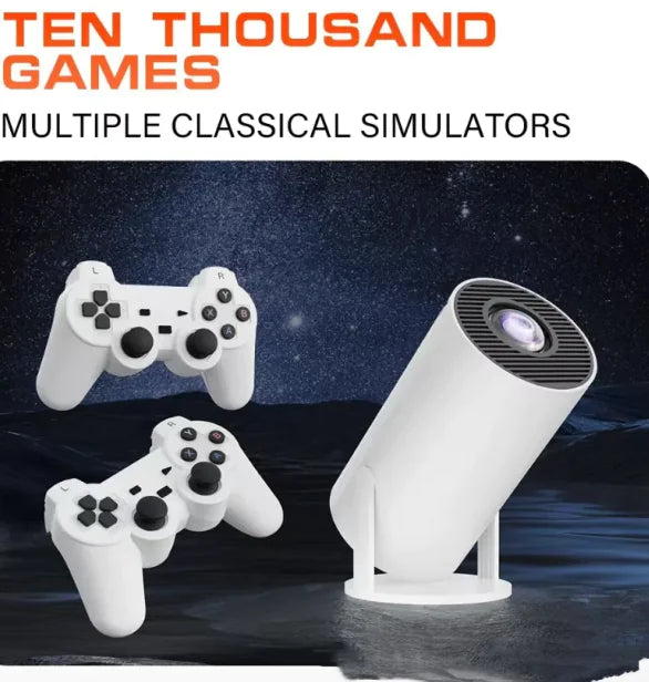 Wireless Game Console Projector P30MAX HD–Plug & Play Gaming
