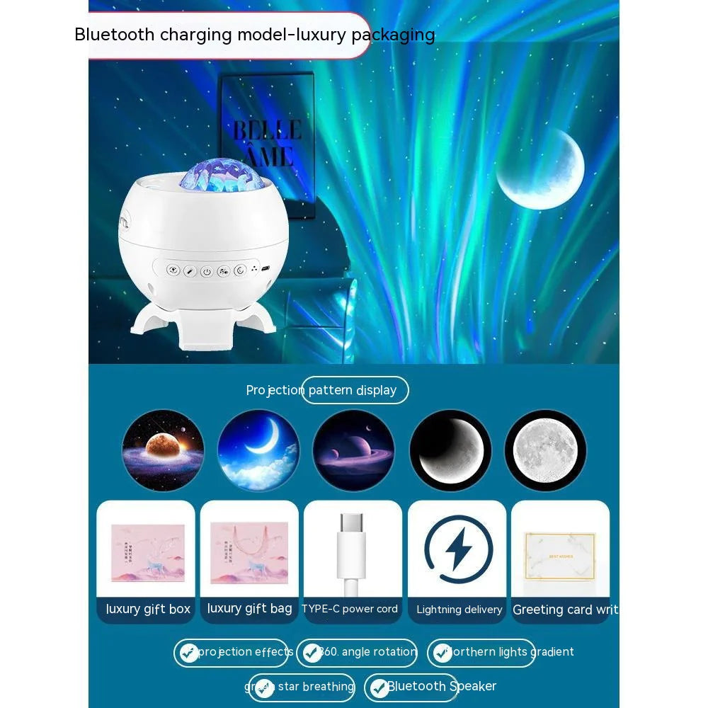 Starry Sky Projector – Relaxing Northern Lights Nightlight