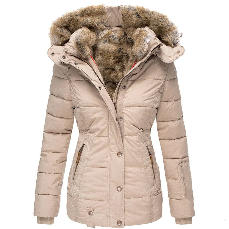 Winter Puffer Jacket with Faux Fur –Cozy & Stylish Outerwear