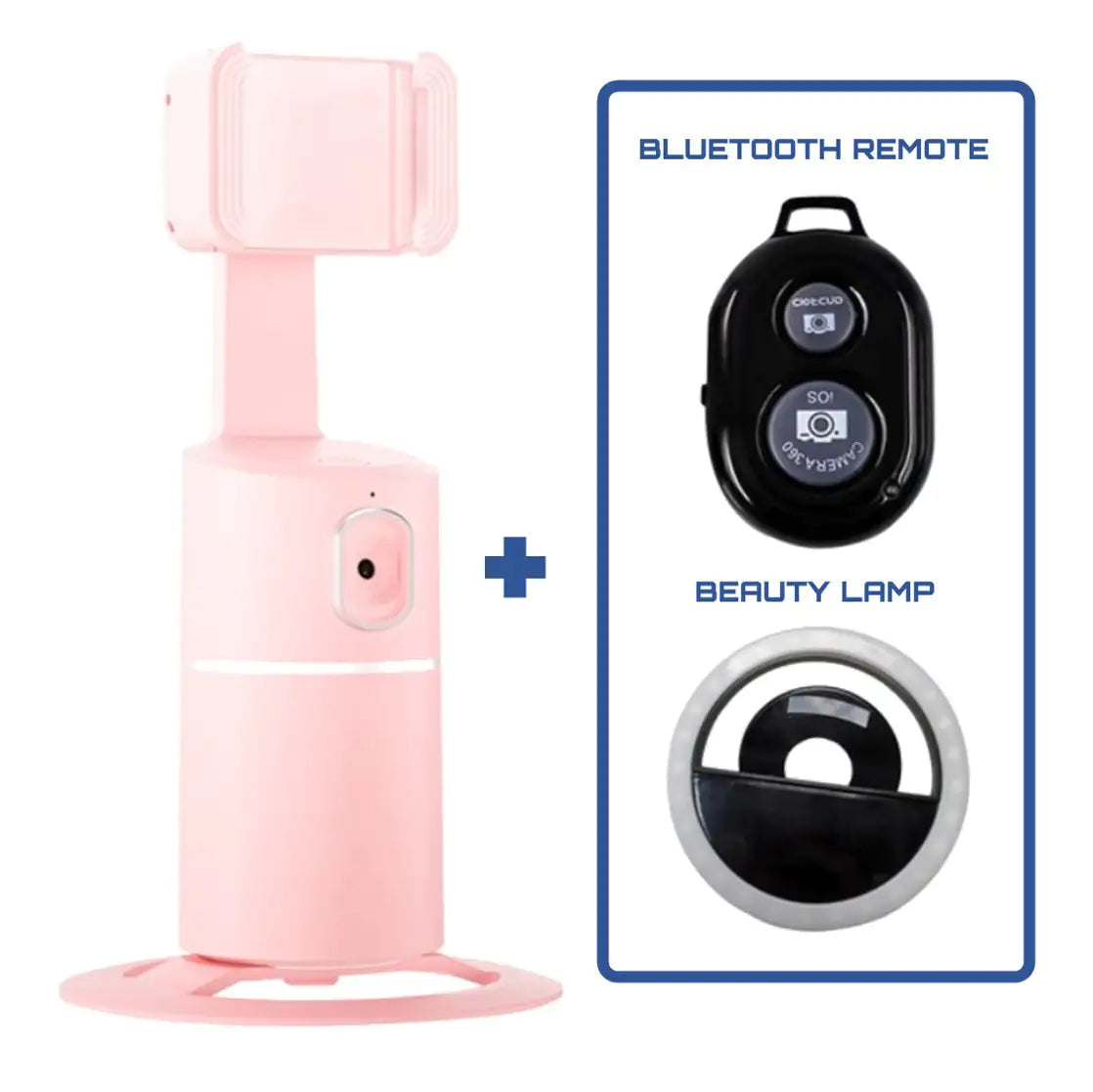 AI Smart Selfie 360° Tracker Perfect Selfies&Video Made Easy