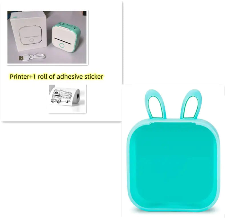 Portable Mini Thermal Label Printer Home Photo Printer Student Question Printer Bluetooth Mini Label Printer Price Tag
