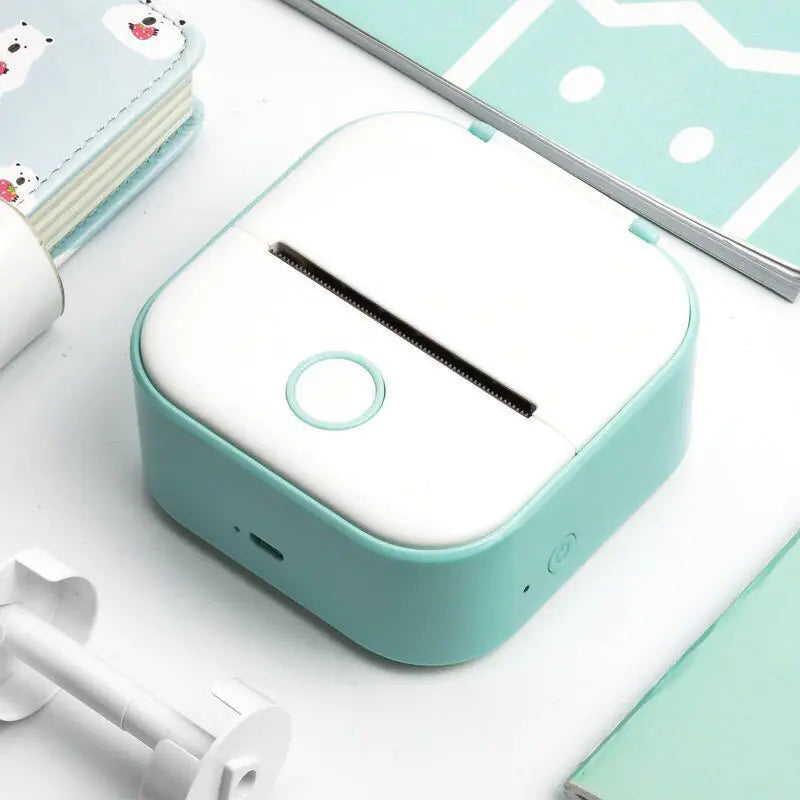 Portable Mini Bluetooth Thermal Label Printer with USB