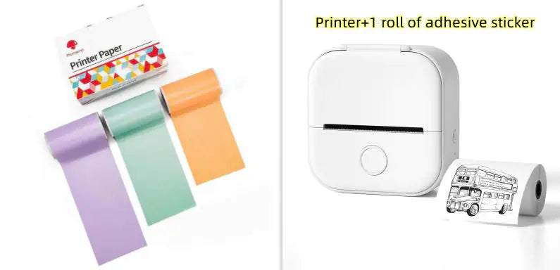 Portable Mini Thermal Label Printer Home Photo Printer Student Question Printer Bluetooth Mini Label Printer Price Tag