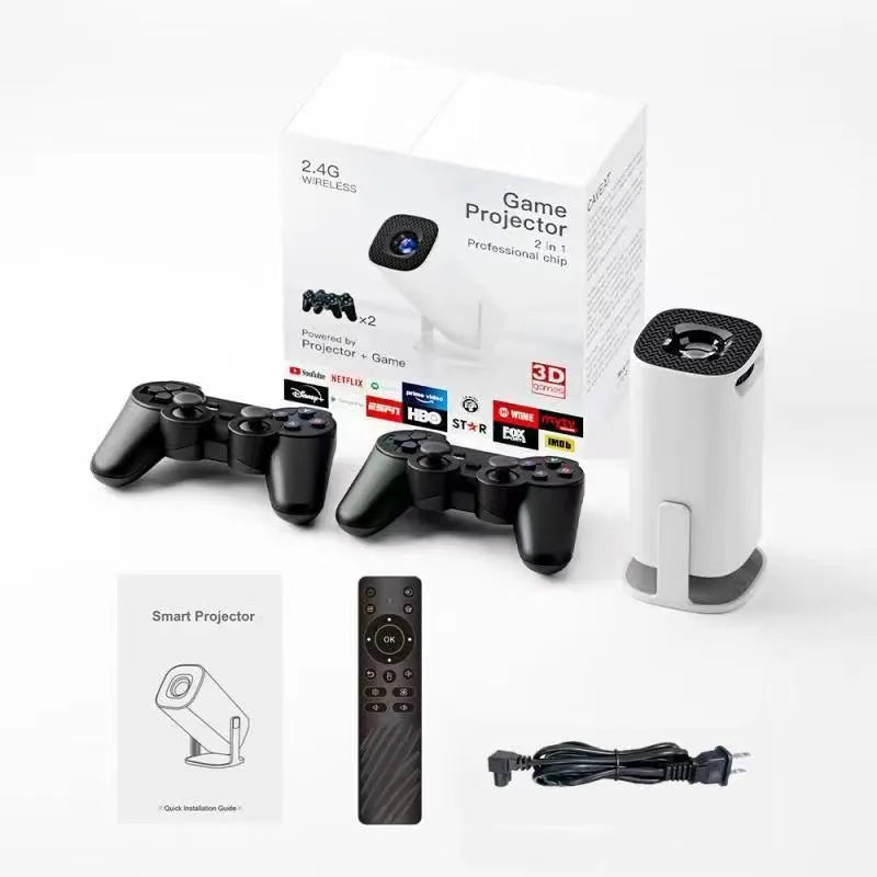 Wireless Game Console Projector P30MAX HD–Plug & Play Gaming