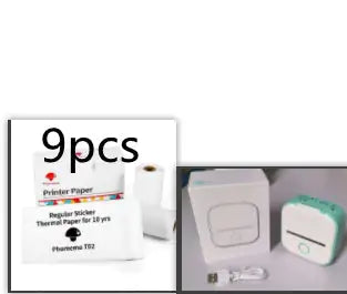 Portable Mini Thermal Label Printer Home Photo Printer Student Question Printer Bluetooth Mini Label Printer Price Tag