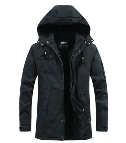 Stylish with Plush Men's Washed Jacket