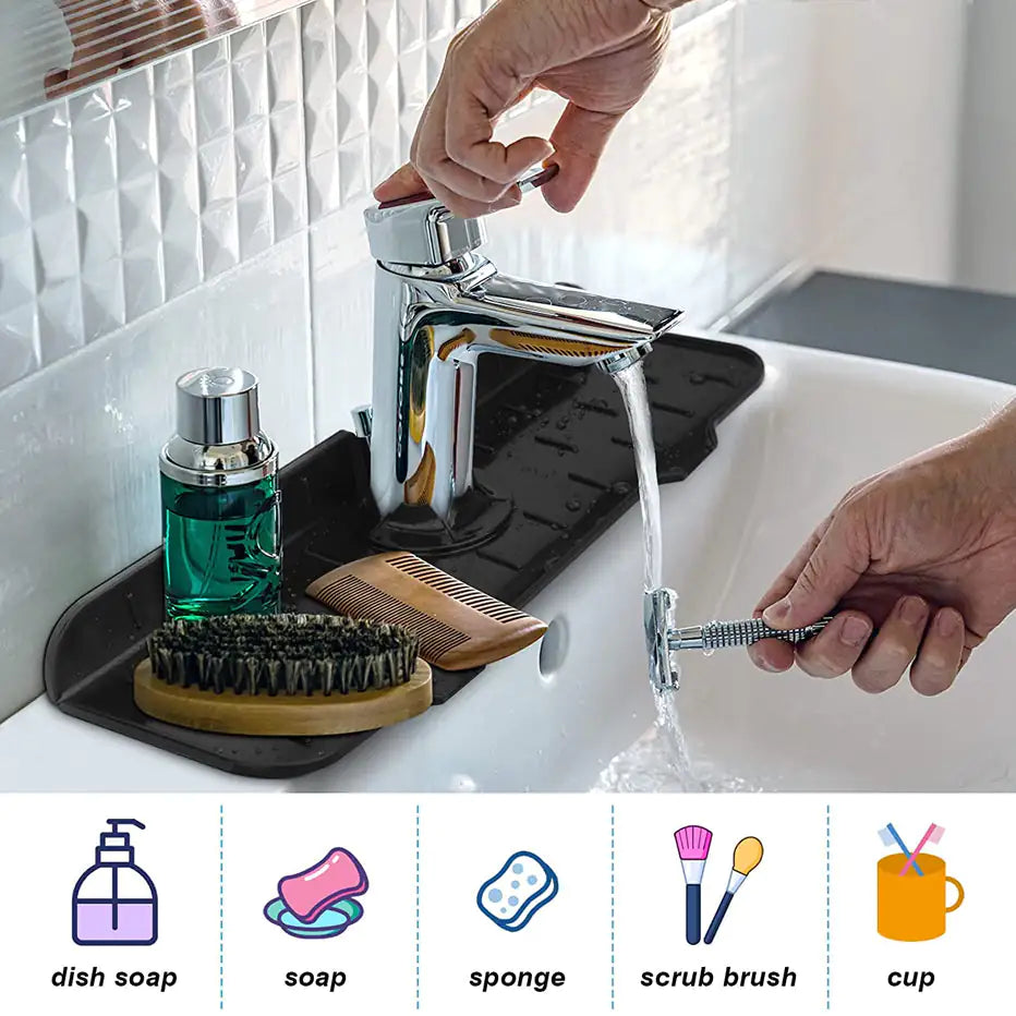 Silicone Kitchen Faucet Mat
