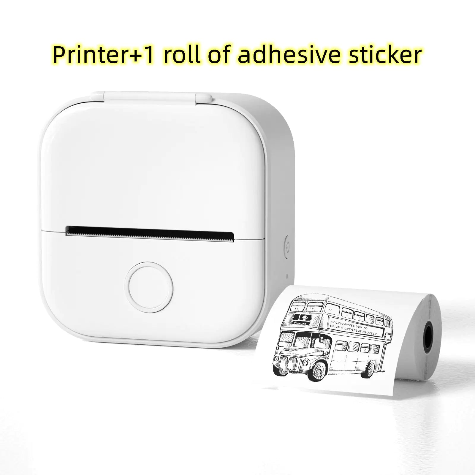 Portable Mini Thermal Label Printer Home Photo Printer Student Question Printer Bluetooth Mini Label Printer Price Tag