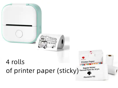 Portable Mini Thermal Label Printer Home Photo Printer Student Question Printer Bluetooth Mini Label Printer Price Tag