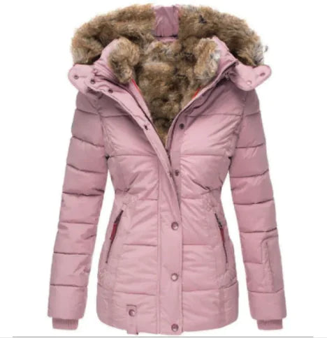 Winter Puffer Jacket with Faux Fur –Cozy & Stylish Outerwear