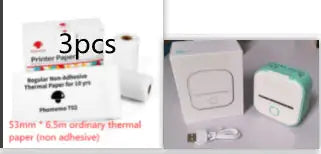 Portable Mini Thermal Label Printer Home Photo Printer Student Question Printer Bluetooth Mini Label Printer Price Tag