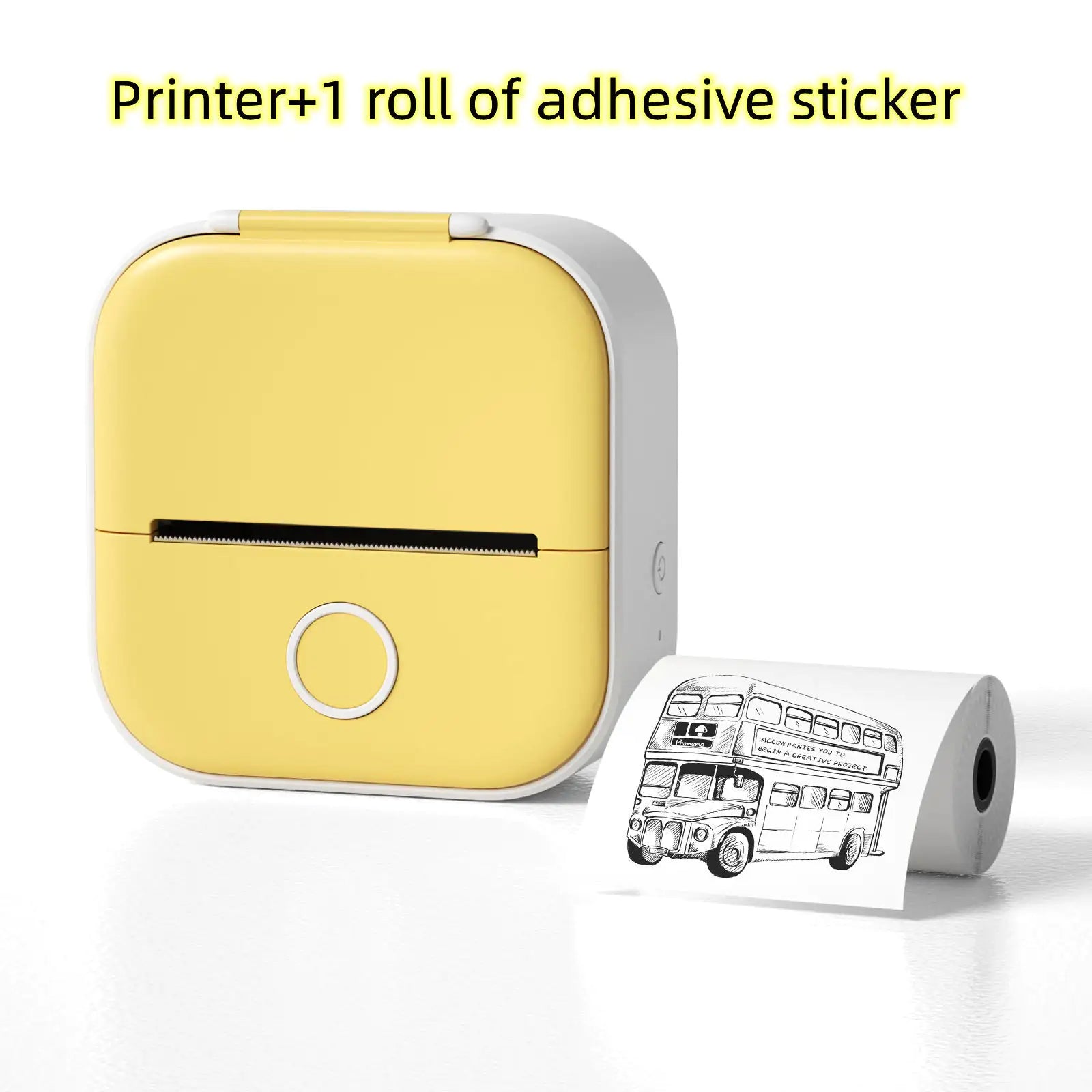 Portable Mini Thermal Label Printer Home Photo Printer Student Question Printer Bluetooth Mini Label Printer Price Tag
