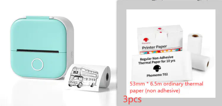 Portable Mini Thermal Label Printer Home Photo Printer Student Question Printer Bluetooth Mini Label Printer Price Tag