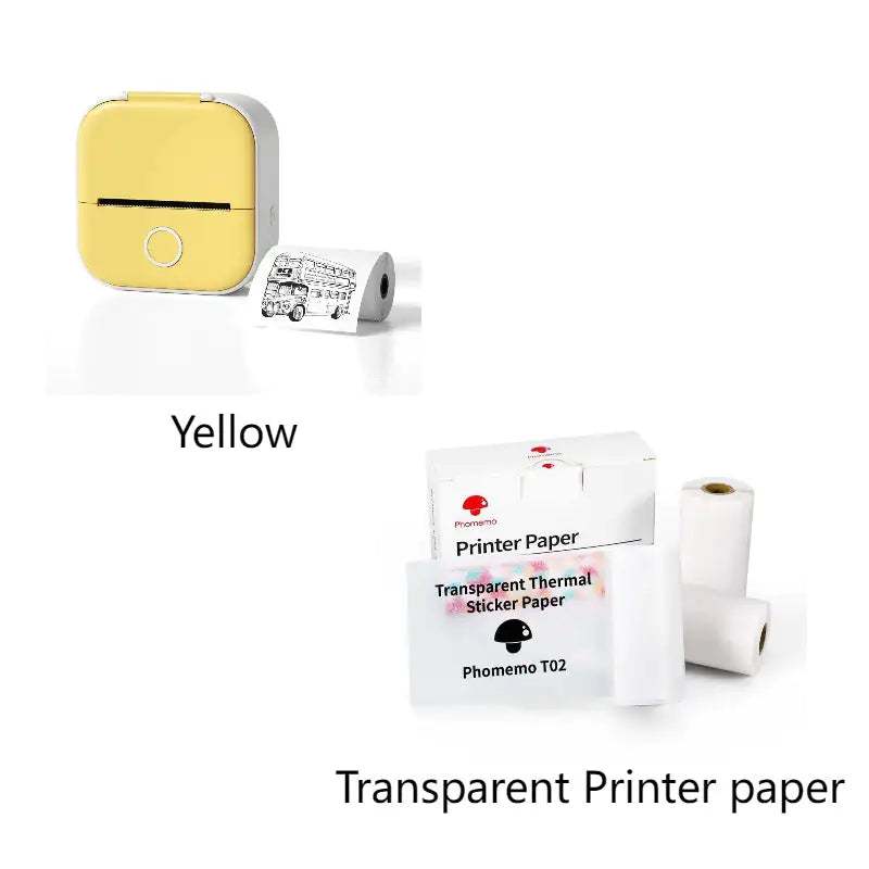Portable Mini Thermal Label Printer Home Photo Printer Student Question Printer Bluetooth Mini Label Printer Price Tag