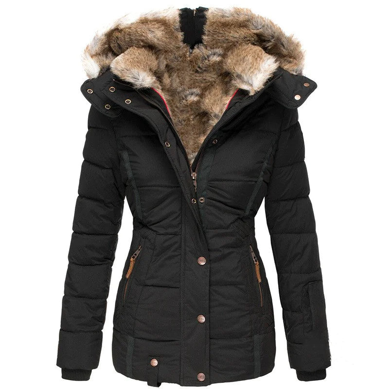 Winter Puffer Jacket with Faux Fur –Cozy & Stylish Outerwear