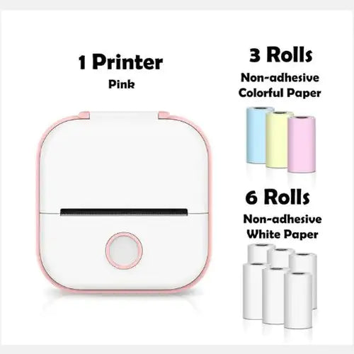 Portable Mini Thermal Label Printer Home Photo Printer Student Question Printer Bluetooth Mini Label Printer Price Tag