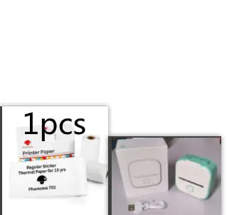 Portable Mini Bluetooth Thermal Label Printer with USB