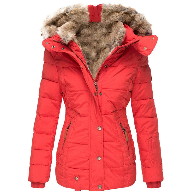 Winter Puffer Jacket with Faux Fur –Cozy & Stylish Outerwear