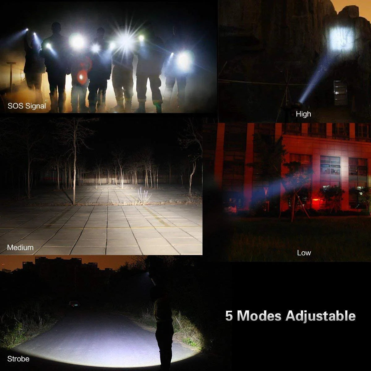 Super Bright 90000LM LED Tactical Flashlight