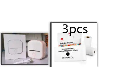 Portable Mini Bluetooth Thermal Label Printer with USB
