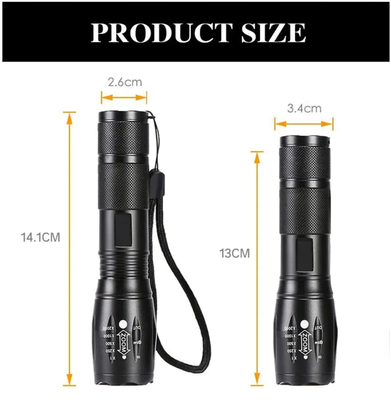 Bright LED Flashlight 90000LM