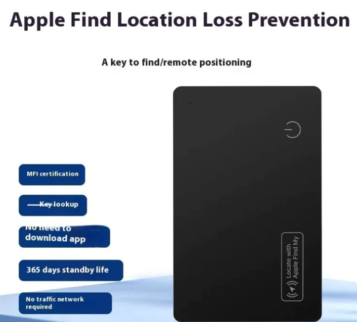 Ultra-Slim Anti-Loss Alarm – Track & Protect Keys, Wallets.