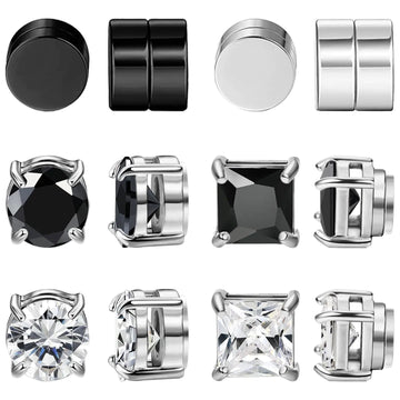 UNISEX-NEWITIN Magnetic Stainless  Earrings – Hypoallergenic