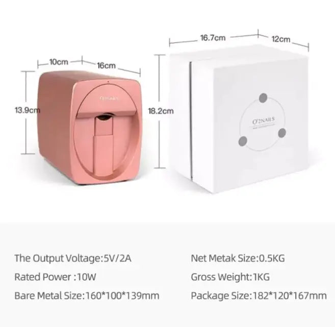 Home Automatic Nail Printer Machine 