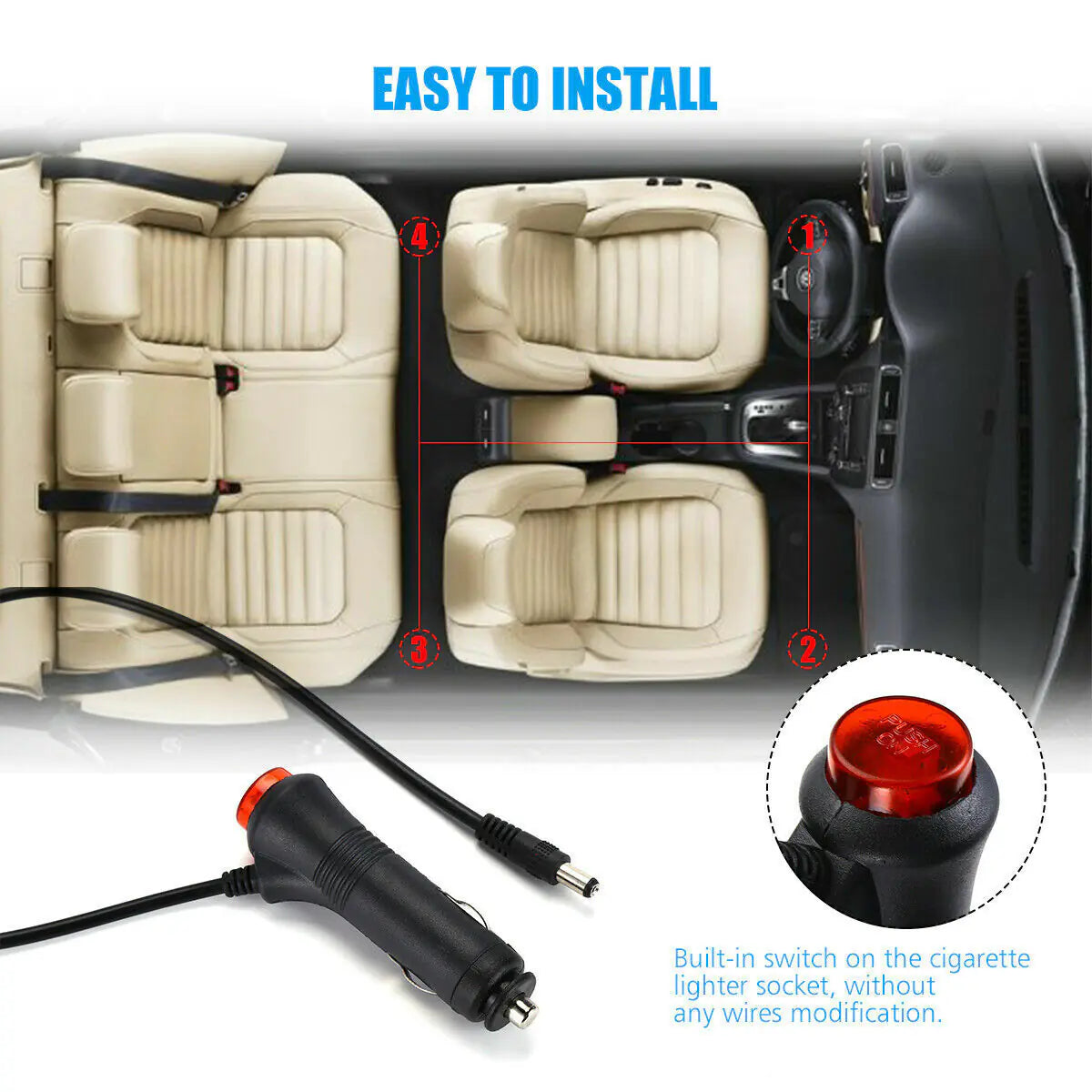 Car Interior LED Light Strip Bar