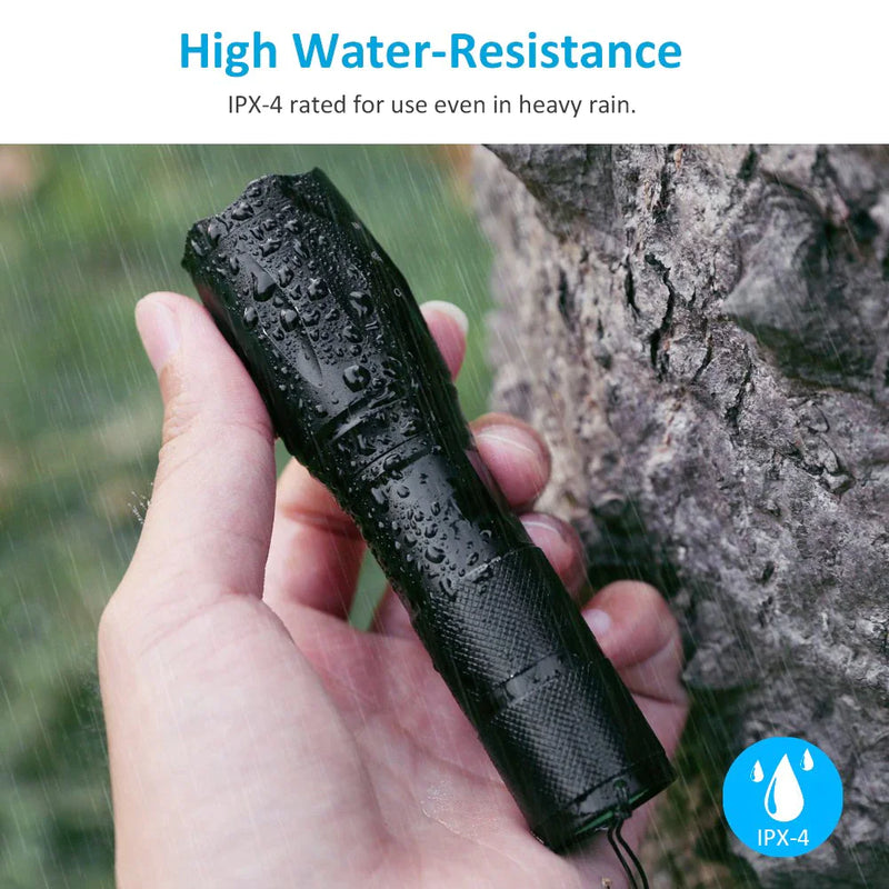 Bright 90000LM LED Tactical Flashlight 