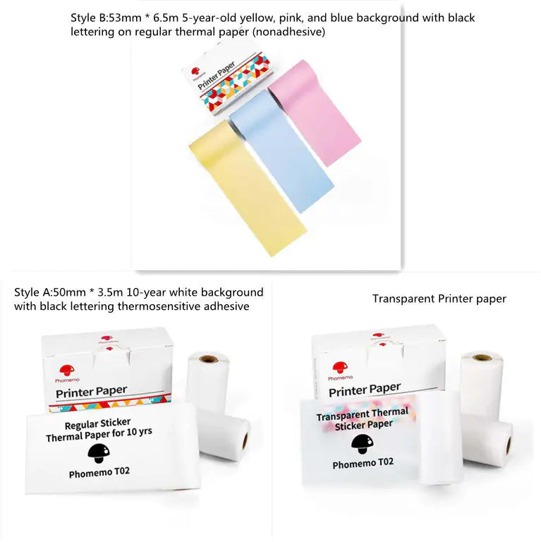 Portable Mini Thermal Label Printer Home Photo Printer Student Question Printer Bluetooth Mini Label Printer Price Tag