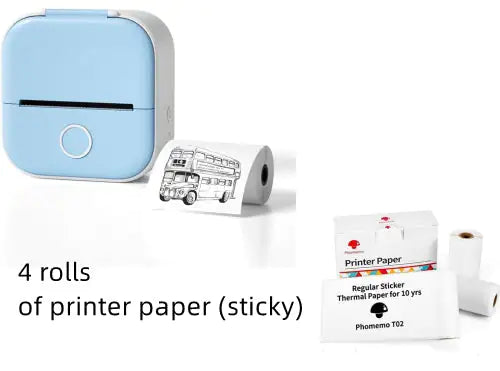 Portable Mini Thermal Label Printer Home Photo Printer Student Question Printer Bluetooth Mini Label Printer Price Tag