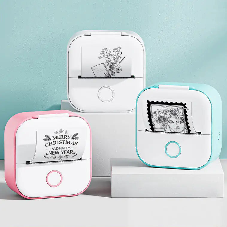 Portable Mini Thermal Label Printer Home Photo Printer Student Question Printer Bluetooth Mini Label Printer Price Tag